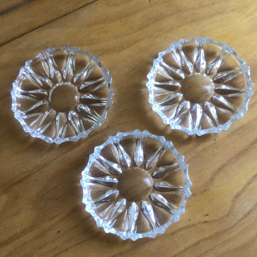 Crystal coasters